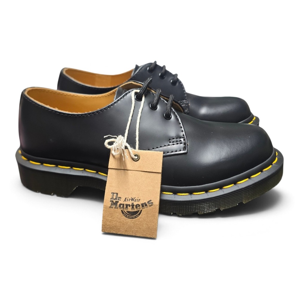 Dr. Martens 1461 Womens US 6 Black Smooth Leather Oxford Shoes